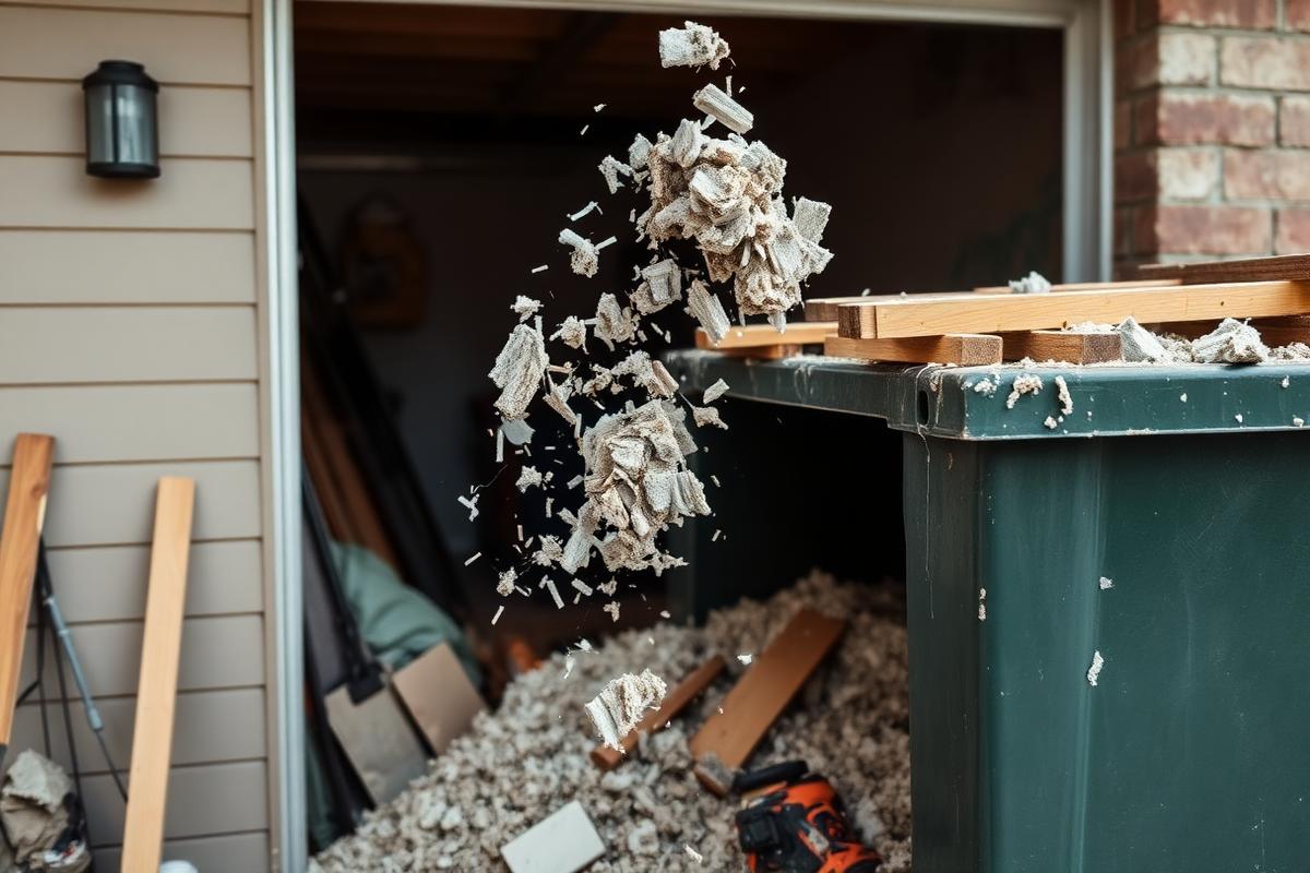 Yard Waste & Storm Debris Removal project with roll-off container in Northern Kentucky